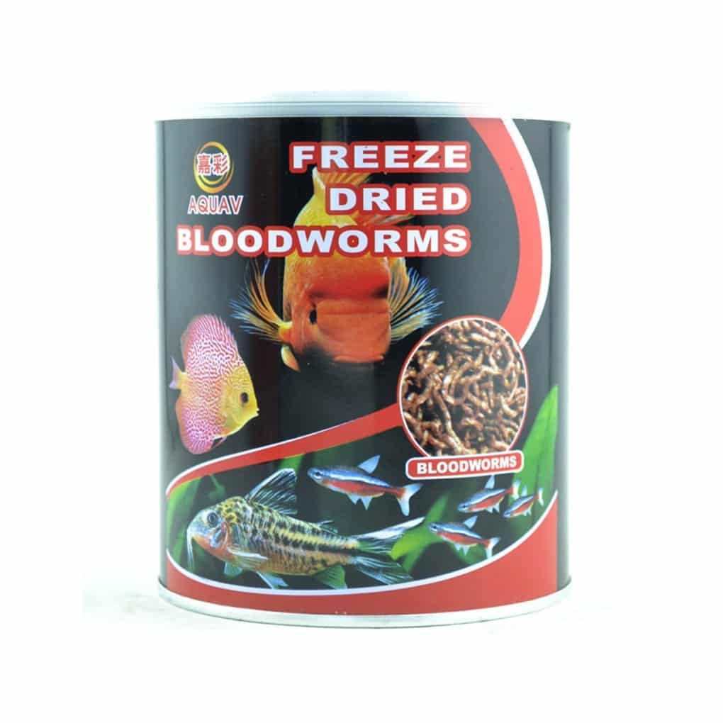 Aquav Freeze Dried Blood Worms 80 G AVFO01 1