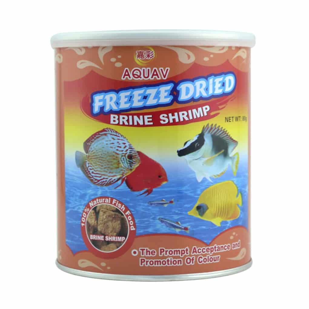 Aquav Freeze Dried Brine Shrimp 80 G AVFO02 1