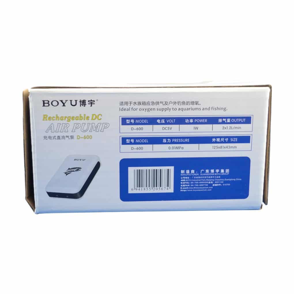 Boyu Battery Air Pump D 600 BOAP13 5