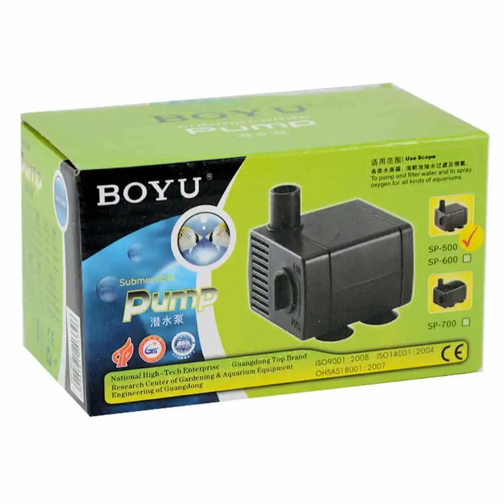Boyu Submersible Fountain Pump SP 500 BOSP03 1