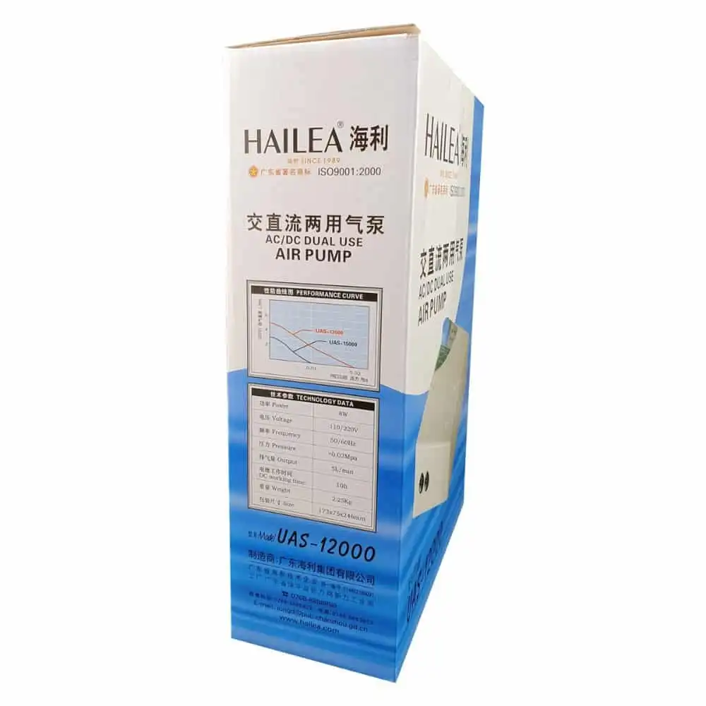 Hailea AC DC Air Pump UAS 12000 2 Way 4