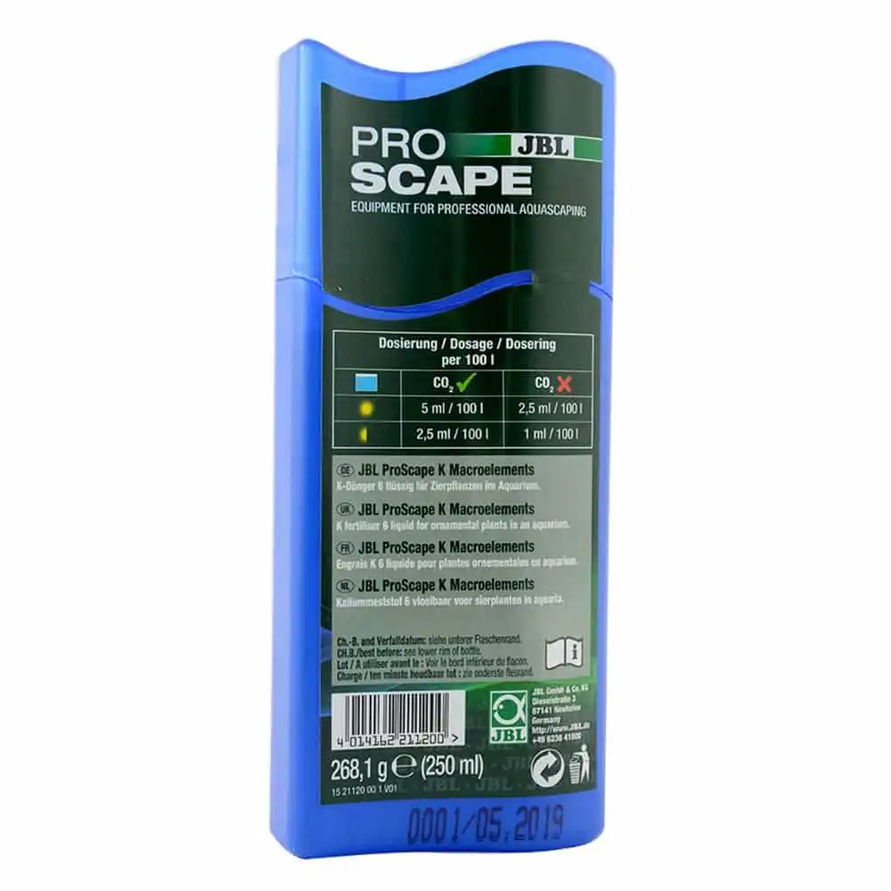 JBL ProScape K Microelements 250 Ml JBWT22 6