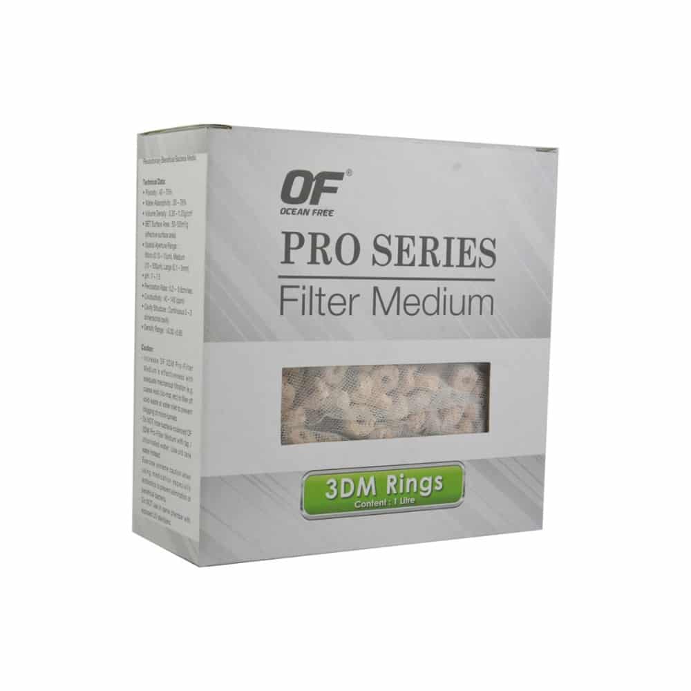 OF Pro Series Filter Medium 3DM Rings 1 L OFFM12 1