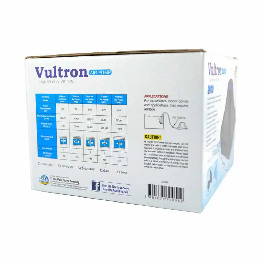 OceanFree Air Pump Vultron 2000 OFAP01 2
