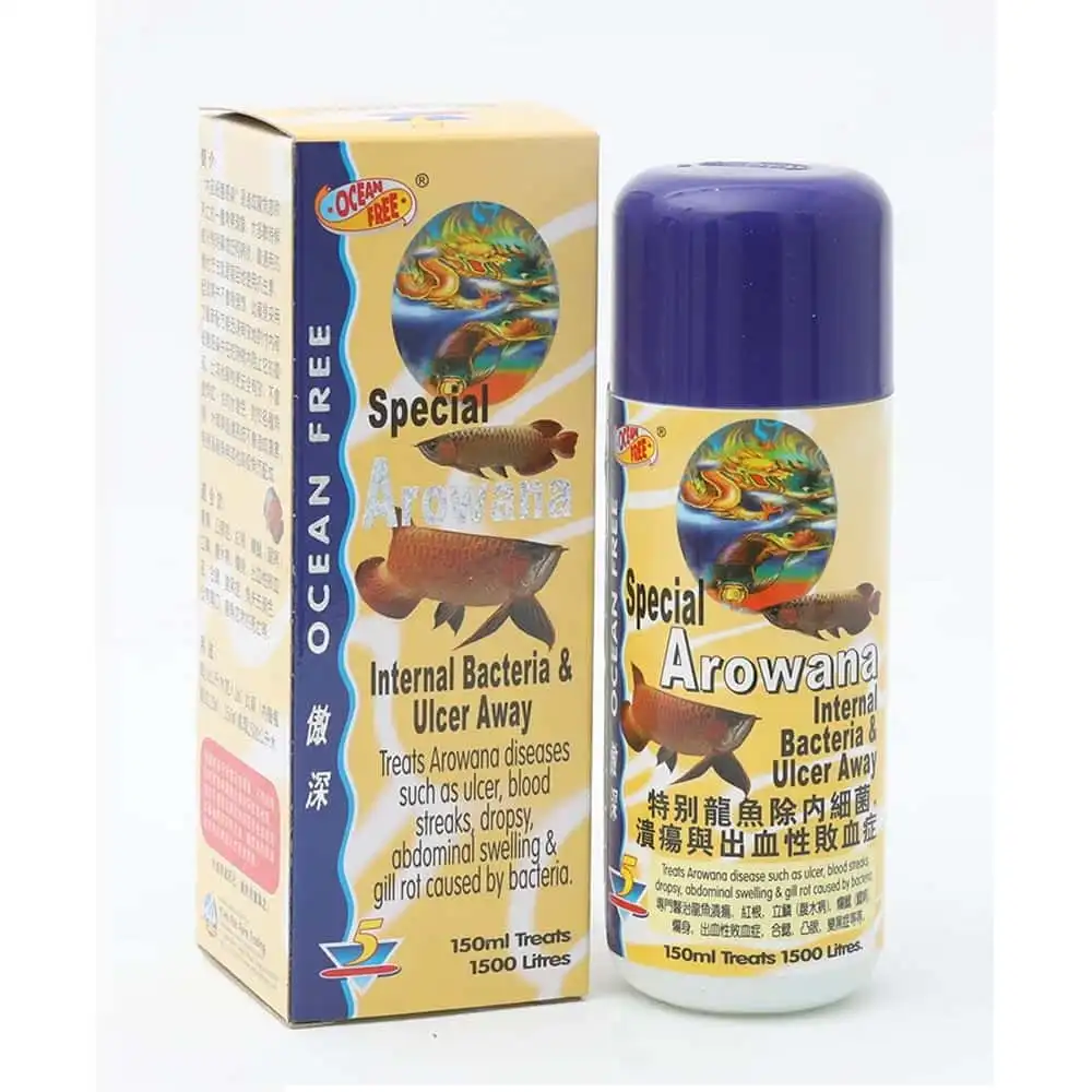OceanFree Arowana Internal Bacteria Ulcer Away 5 150 Ml OFFT09