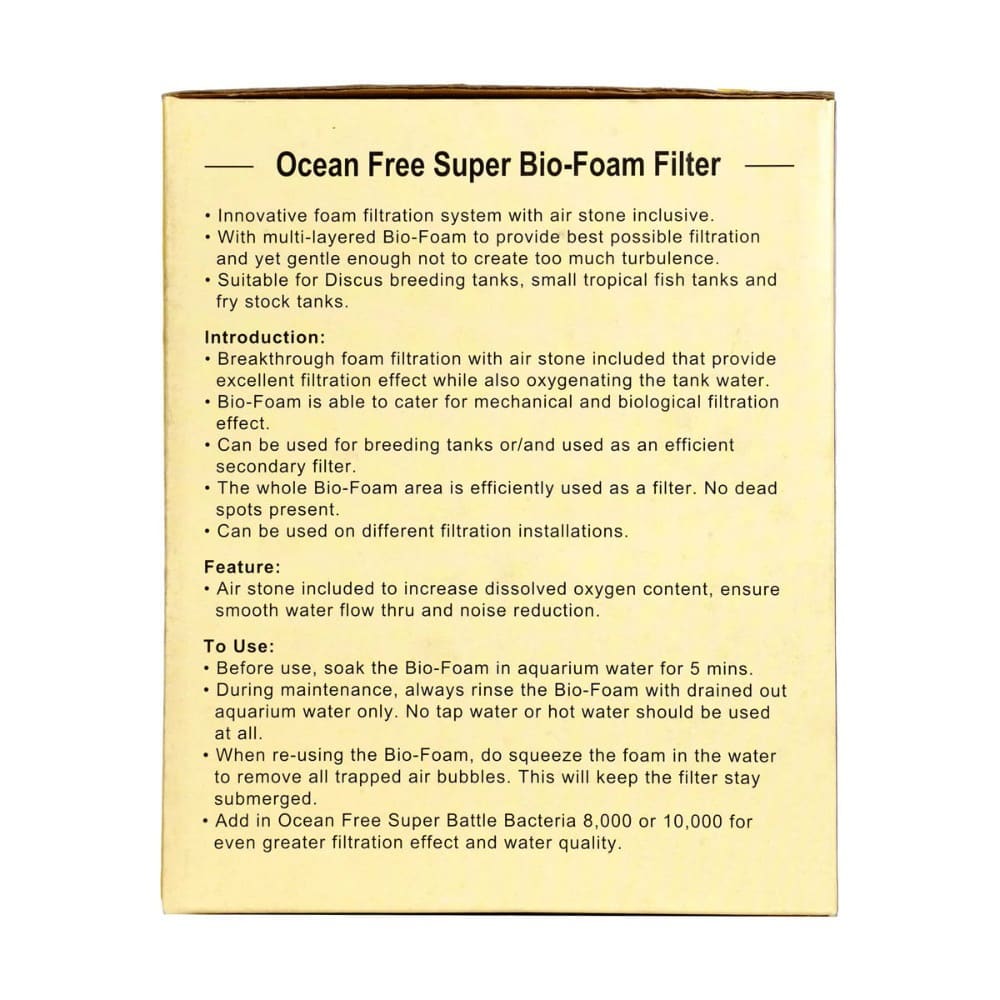 OceanFree Bio Foam Filter BF Junior Jumbo OFSF05 4