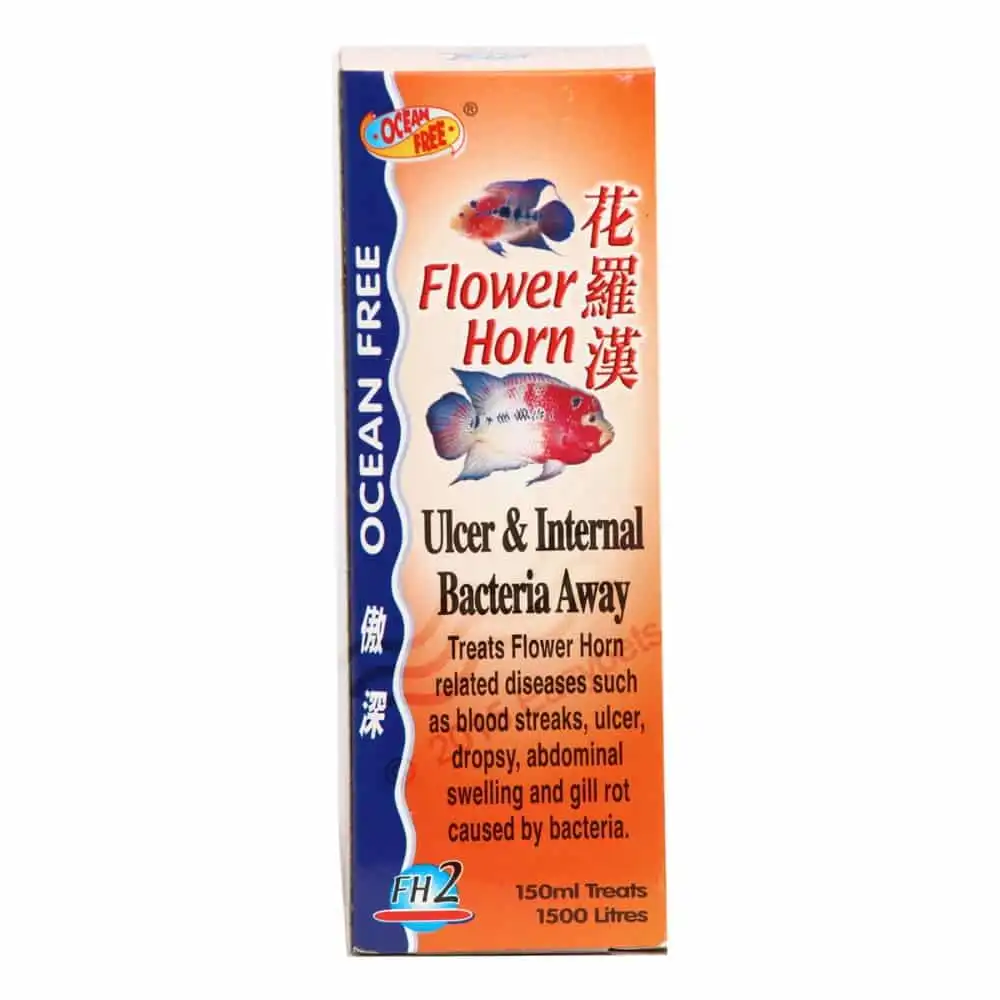 OceanFree Flower Horn Ulcer and Internal bacteria away FH2 150 Ml OFFT12 1