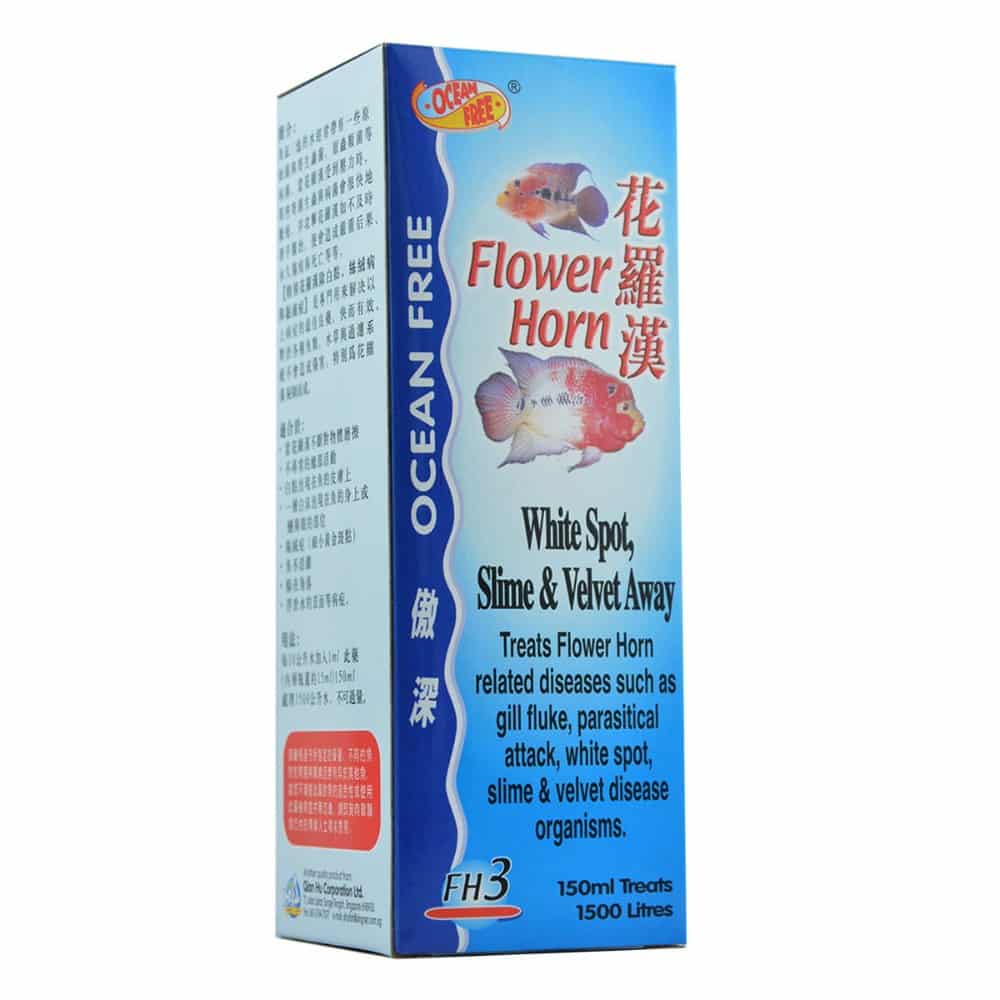 OceanFree Flowerhorn White Spot Slime Velvet Away FH3 150 Ml OFFT14 1