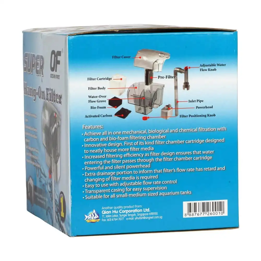 OceanFree Super Hang On Filter OF 1 OFHF01 3