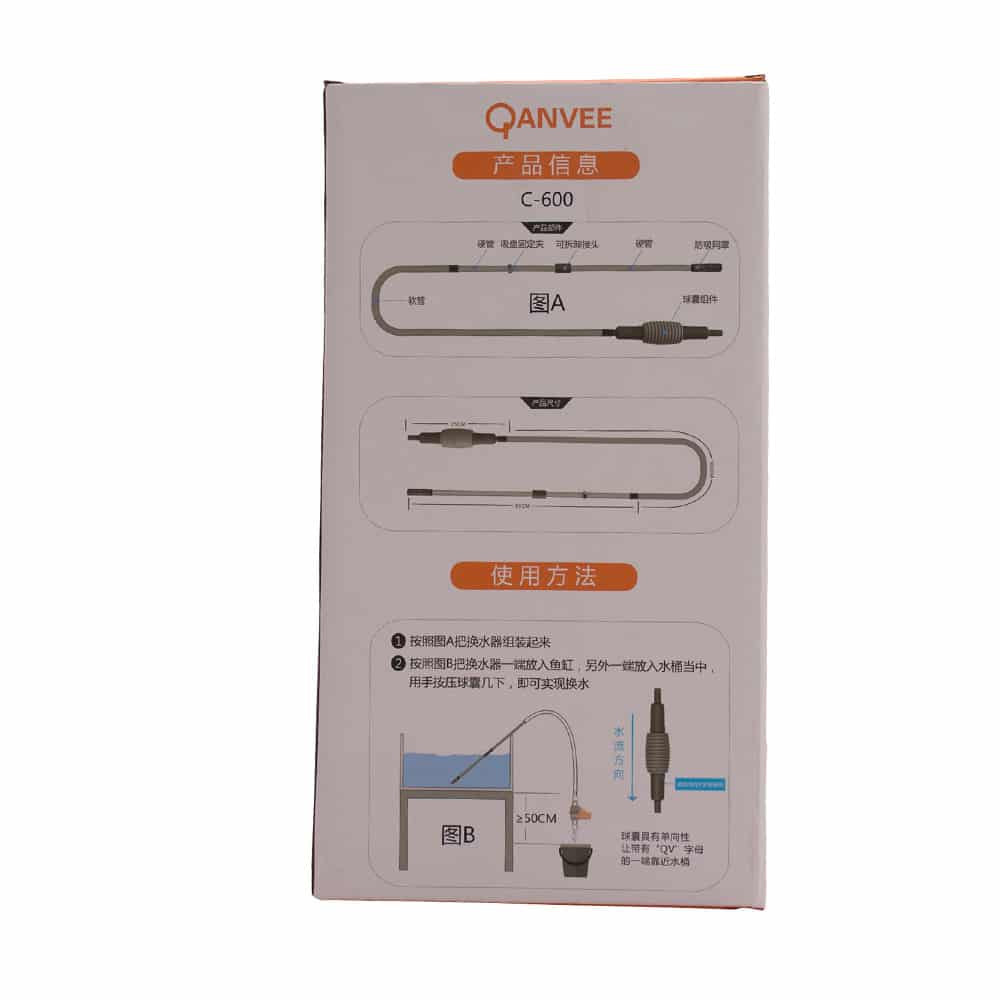 Qanvee Aquarium Water Siphon Cleaner C 600 QVAC01 4
