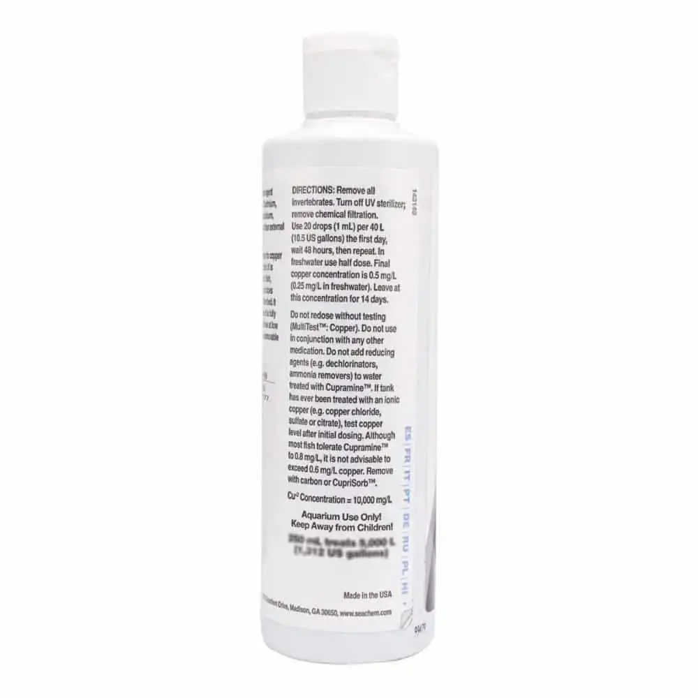 Seachem Cupramine 250 Ml SHWT02 3
