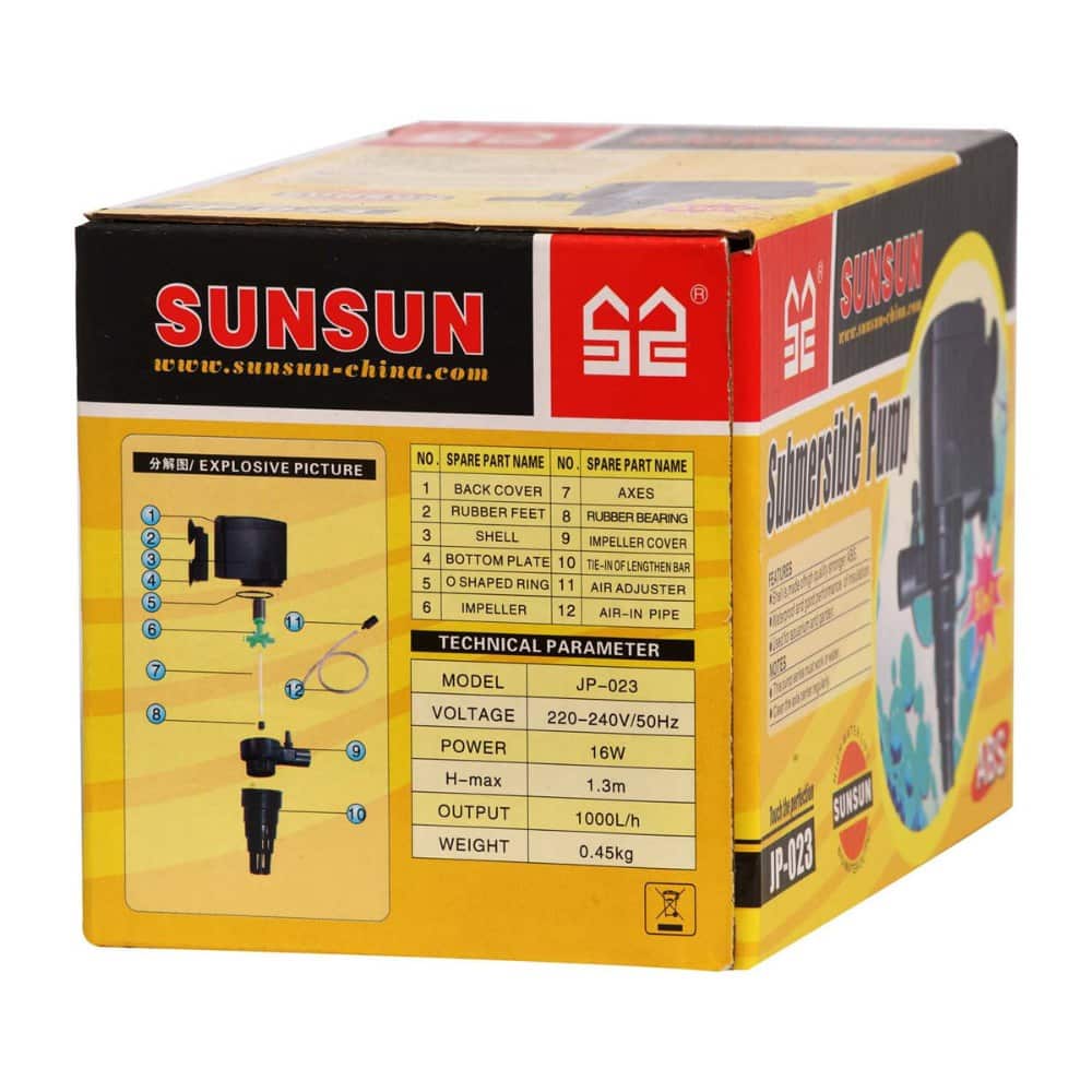 Sunsun Power Head Submersible Pump JP 023 SSSP11 2