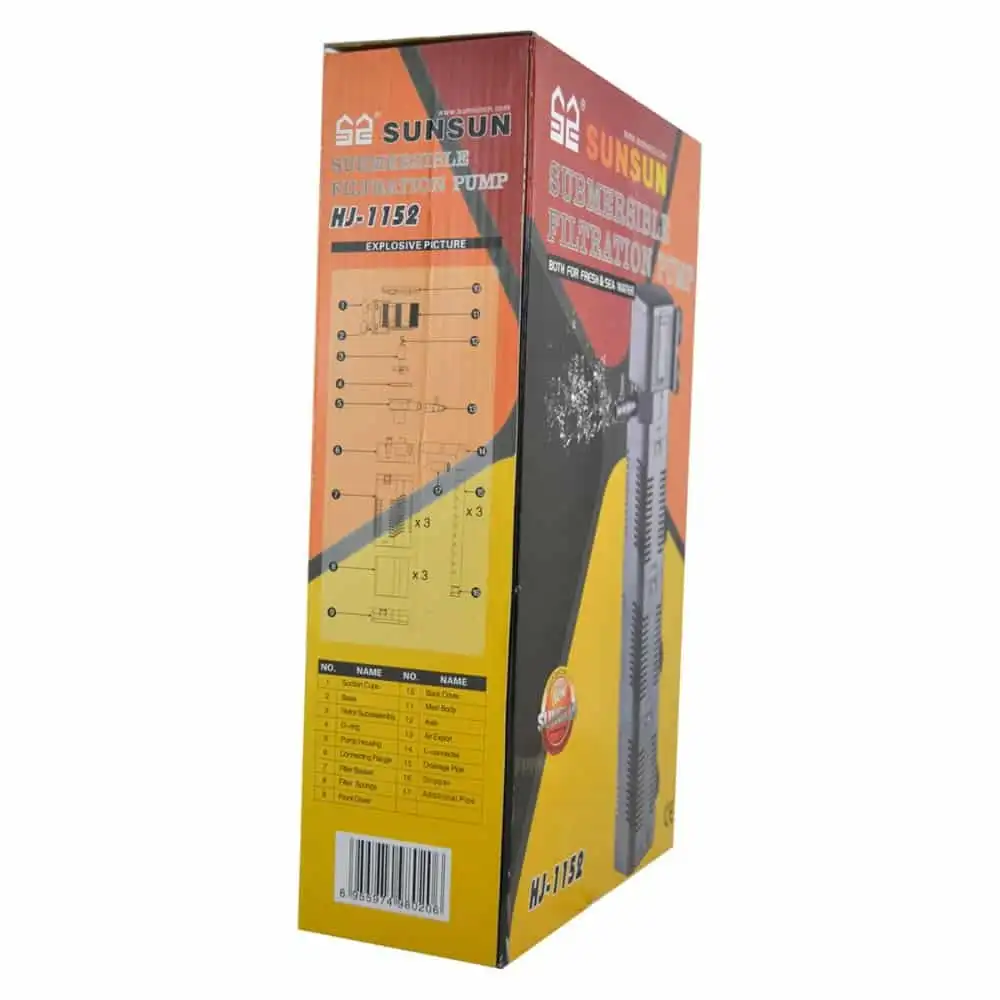 Sunsun Submersible Internal Filter HJ 1152 SSIF12 3