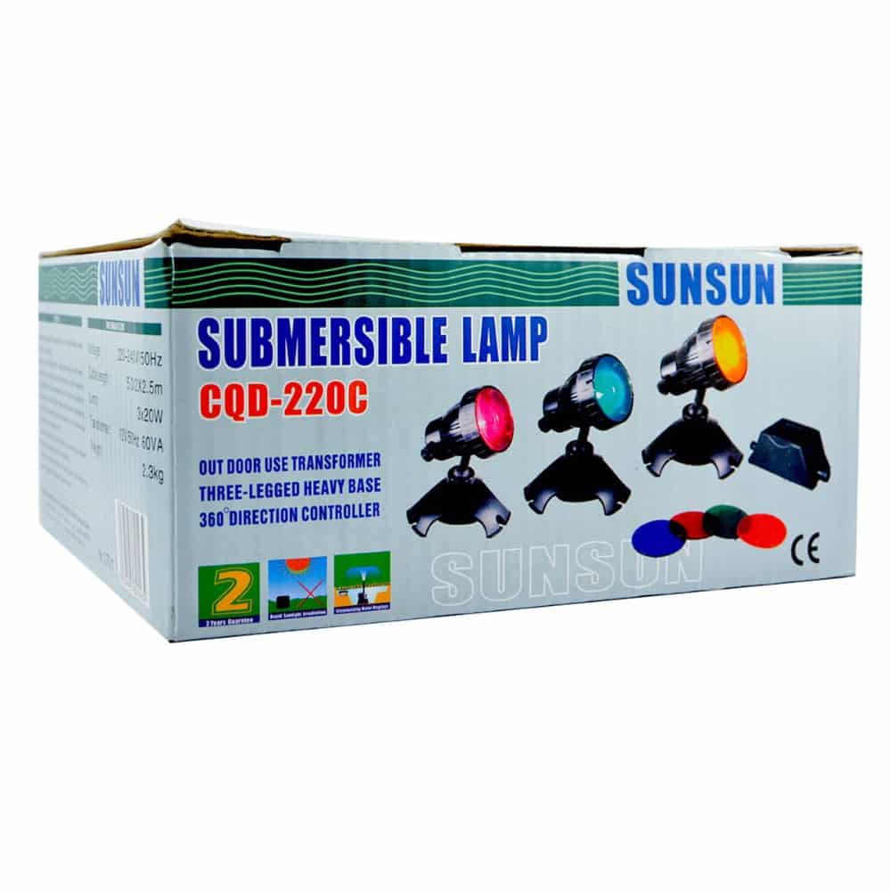 Sunsun Submersible Light Pond LED CQD 220C SSPL02 1